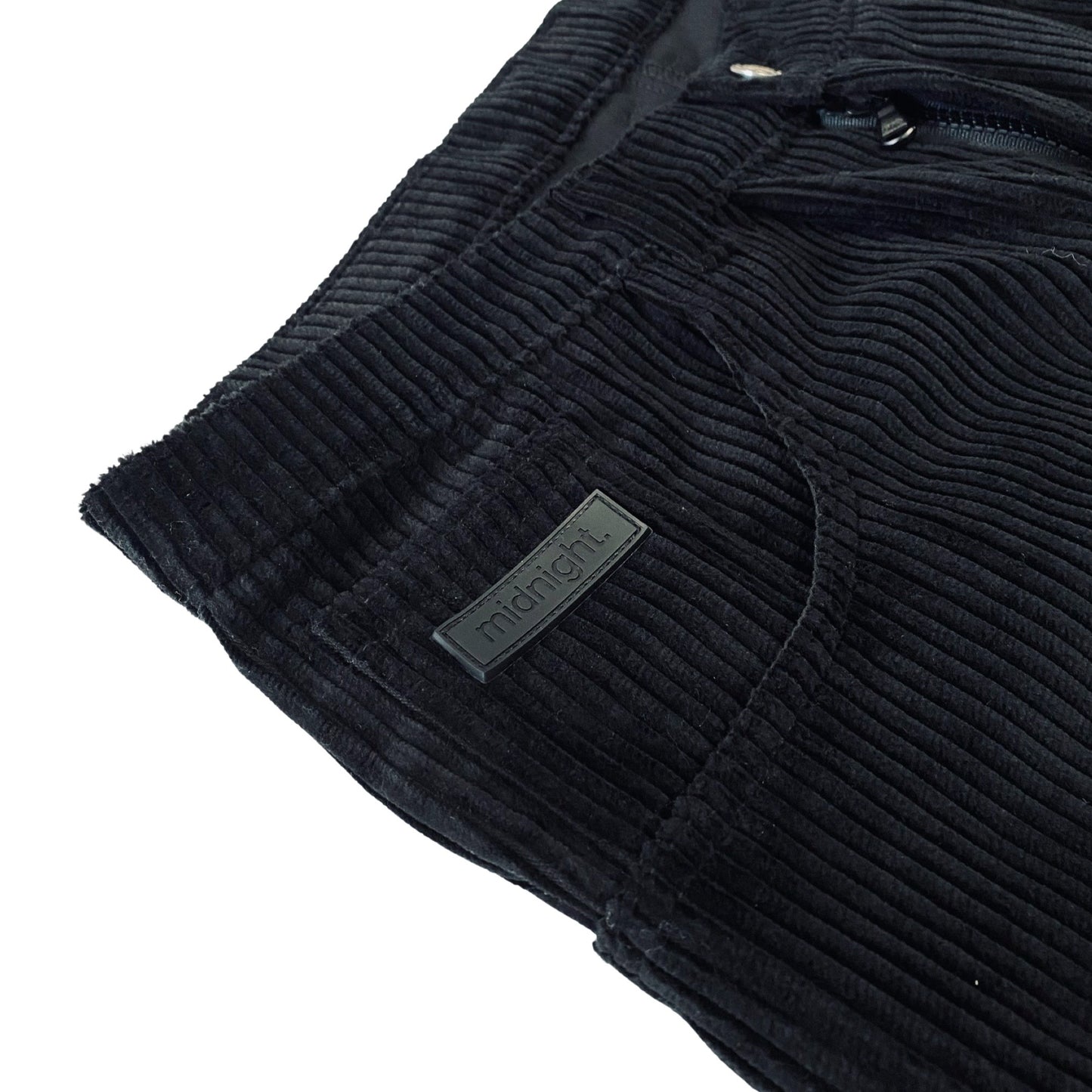 MIDNIGHT© GHOSTBOY CORDUROY PANTS - BLACK