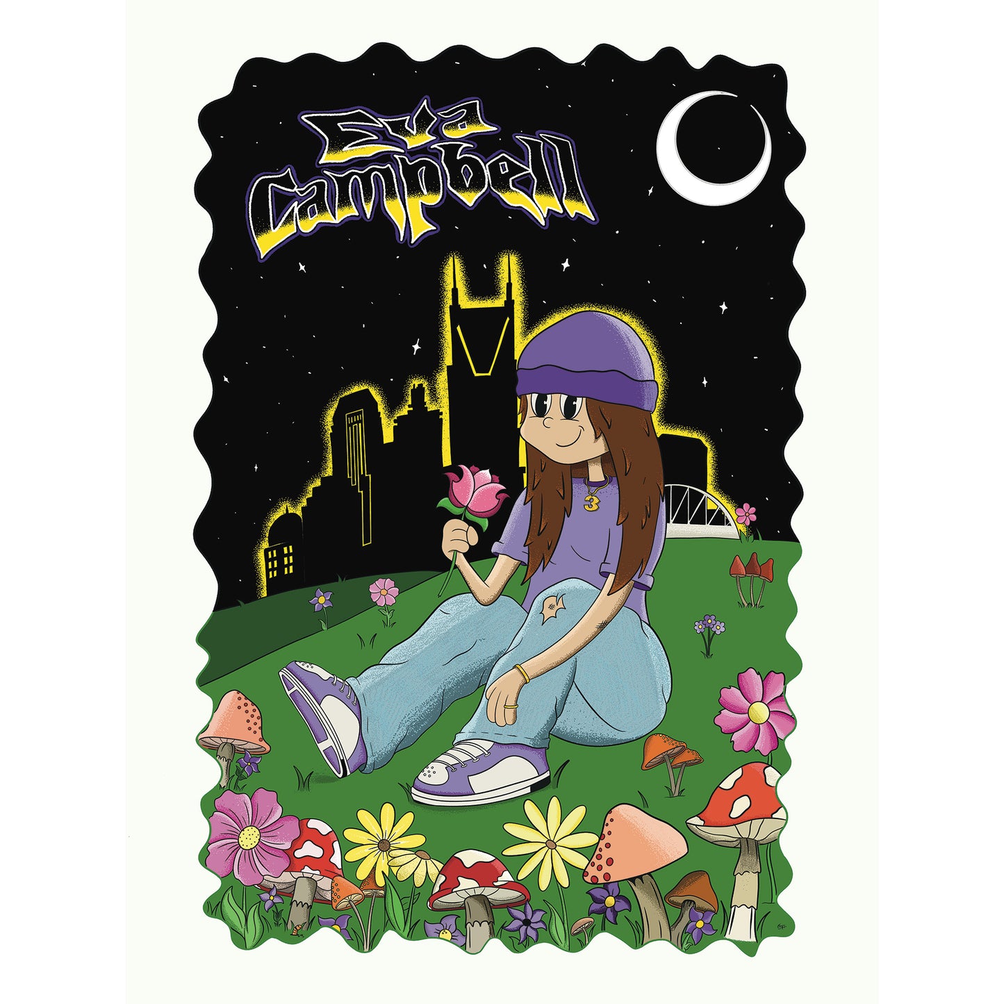 MIDNIGHT© EVA CAMPBELL SIGNATURE POSTER